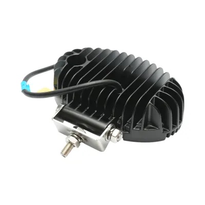 Proiector oval LED cu DRL 9-36V, 19W alb-galben, carcasa aluminiu 140x90x45mm IP68 Breckner Germany - imagine 5
