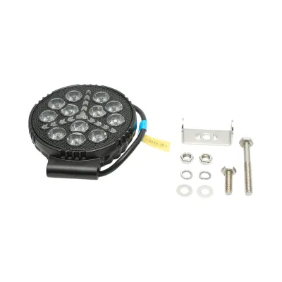Proiector rotund LED cu DRL 9-36V, 19W alb-galben, carcasa aluminiu 108x108x38mm IP68 Breckner Germany - imagine 2