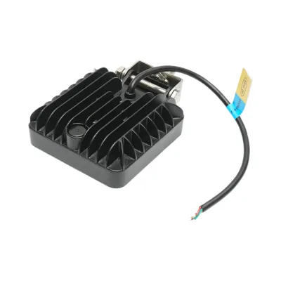 Proiector patrat LED cu DRL 9-36V, 18W alb-rosu-galben, carcasa aluminiu 103x103x40mm IP68 Breckner Germany - imagine 5