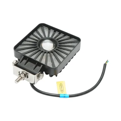 Proiector patrat LED cu DRL 9-36V, 18W alb-rosu-galben, carcasa aluminiu 103x103x40mm IP68 Breckner Germany - imagine 4