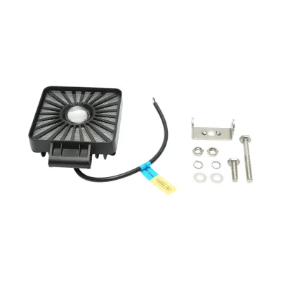 Proiector patrat LED cu DRL 9-36V, 18W alb-rosu-galben, carcasa aluminiu 103x103x40mm IP68 Breckner Germany - imagine 2