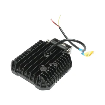 Proiector patrat LED cu DRL 9-36V, 19W alb-galben, carcasa aluminiu 108x108x33mm IP68 Breckner Germany - imagine 5