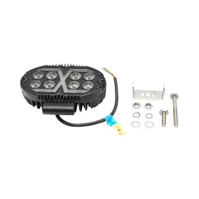 Proiector oval LED cu DRL 9-36V, 19W alb-galben, carcasa aluminiu 140x90x45mm IP68 Breckner Germany - imagine 2