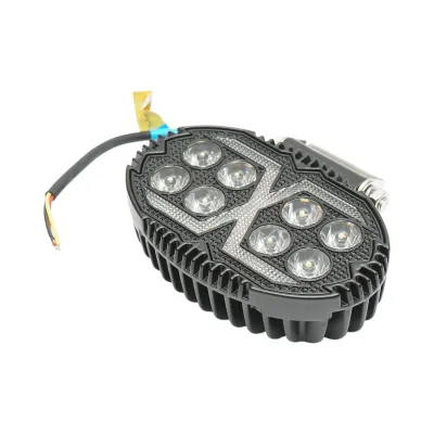 Proiector oval LED cu DRL 9-36V, 19W alb-galben, carcasa aluminiu 140x90x45mm IP68 Breckner Germany - imagine 4