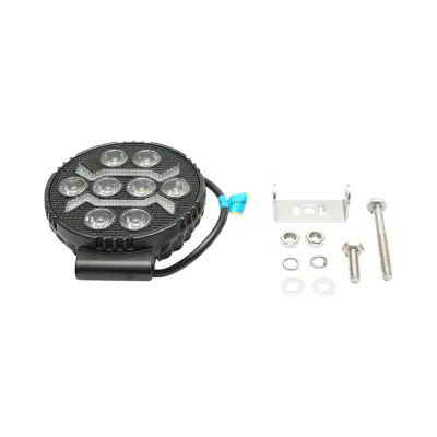 Proiector rotund LED cu DRL 9-36V, 19W alb-galben, carcasa aluminiu 108x108x38mm IP68 Breckner Germany - imagine 2