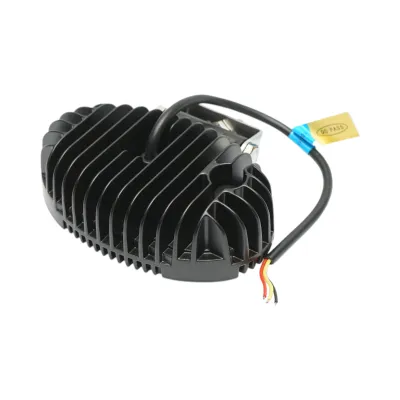 Proiector oval LED cu DRL 9-36V, 22W alb-galben, carcasa aluminiu 140x90x45mm IP68 Breckner Germany - imagine 5