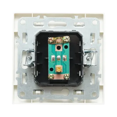 Priza TV de capat alba incastrata ABS 80x80mm - imagine 3