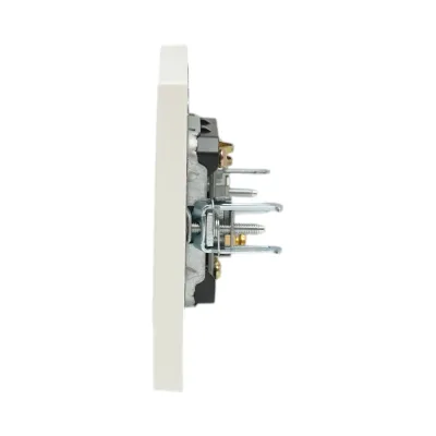 Priza TV de capat alba incastrata ABS 80x80mm - imagine 5