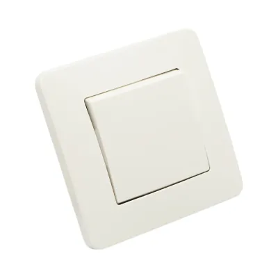 Intrerupator cap scara alb incastrat 220V, 10AX, PC 80x80mm - imagine 4