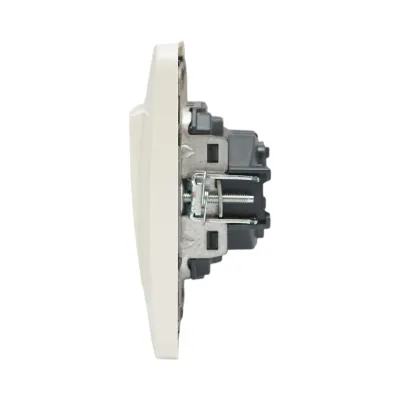 Intrerupator cap scara alb incastrat 220V, 10AX, PC 80x80mm - imagine 5
