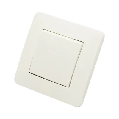 Intrerupator cap scara alb incastrat 220V, 10AX, PC 80x80mm