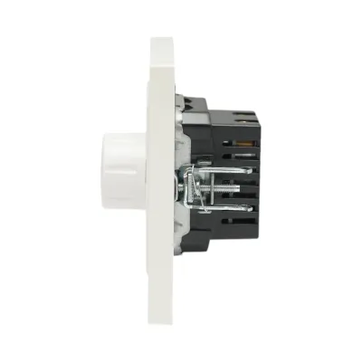 Variator de tensiune ventilator alb incastrat 500W, 220V, ABS 80x80mm - imagine 5