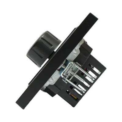 Variator de tensiune ventilator negru incastrat 500W, 220V, ABS 80x80mm - imagine 5