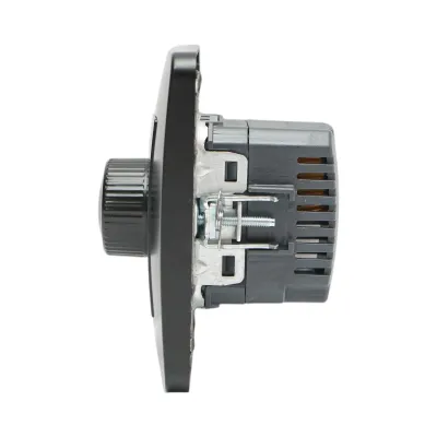 Variator de tensiune ventilator negru incastrat 500W, 220V, PC 80x80mm - imagine 5