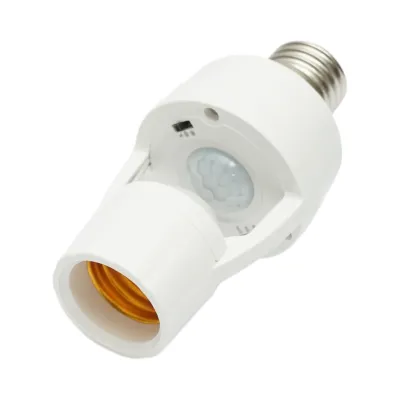 Dulie bec E27 cu senzor de miscare infrarosu 360 grade - imagine 2