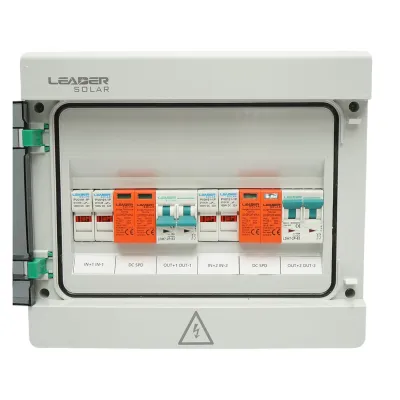 Tablou sigurante echipat 10KW DC sistem fotovoltaic 2 stringuri ON/OFF GRID IP65 Leader - imagine 3