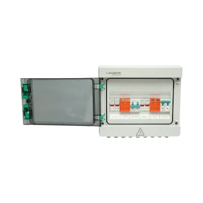Tablou sigurante echipat 10KW DC sistem fotovoltaic 2 stringuri ON/OFF GRID IP65 Leader