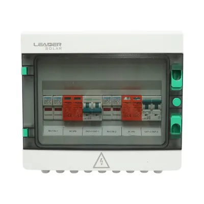 Tablou sigurante echipat 10KW DC sistem fotovoltaic 2 stringuri ON/OFF GRID IP65 Leader - imagine 2