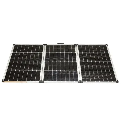 Panou solar 240W portabil fotovoltaic monocristalin tip valiza cu regulator tensiune 12/24V, 20Ah 2xUSB Breckner Germany - imagine 2