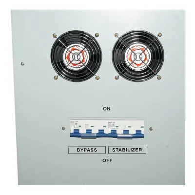 Stabilizator automat de tensiune 100KVA trifazat cu servomotor, bypass, afisaj LCD Breckner Germany - imagine 8
