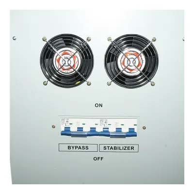 Stabilizator automat de tensiune 60KVA trifazat cu servomotor, bypass, afisaj LCD Breckner Germany - imagine 8