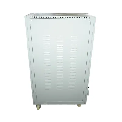 Stabilizator automat de tensiune 60KVA trifazat cu servomotor, bypass, afisaj LCD Breckner Germany - imagine 3
