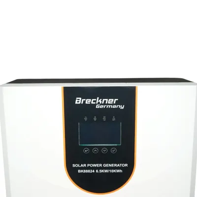 Sistem solar fotovoltaic All-in-One cu invertor hibrid 6.5kW, 48V OFF GRID monofazic, baterie integrata 10kWh LiFePO4 51.2V 200Ah, modul Wi-Fi inclus Breckner Germany - imagine 8