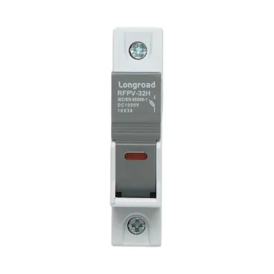 Suport soclu siguranta fuzibila DC fotovoltaic gPV 1P, 1000V, 32A 10x38 RFPV-32H Longroad