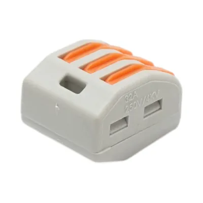 Conector rapid cablu electric 3P, 0.08-4mm, 32A, 250V Longroad - imagine 5
