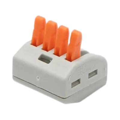 Conector rapid cablu electric 4P, 0.08-4mm, 32A, 250V Longroad - imagine 3