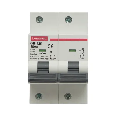 Siguranta automata intrerupator MCB 2P, 100A, 415VAC, 6kA Longroad