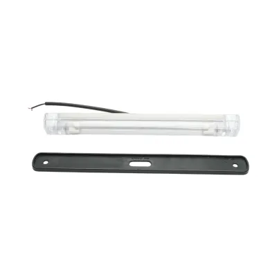 Lampa pozitie cabina camion LED 24V galbena 6 LED-uri 240x26x25mm Breckner Germany - imagine 2