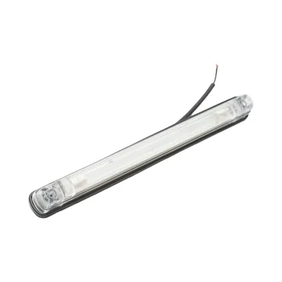 Lampa pozitie cabina camion LED 24V rosie 6 LED-uri 240x26x25mm Breckner Germany - imagine 3