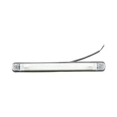 Lampa pozitie cabina camion LED 24V rosie 6 LED-uri 240x26x25mm Breckner Germany