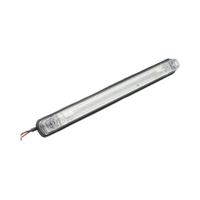 Lampa pozitie cabina camion LED 24V alba 6 LED-uri 240x26x25mm Breckner Germany - imagine 3
