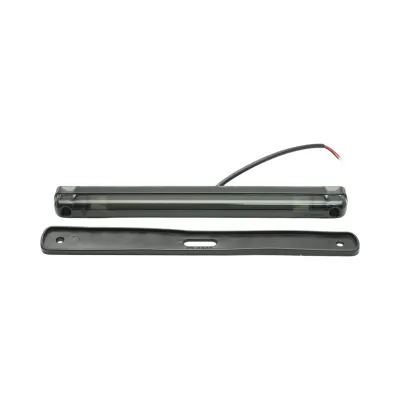 Lampa pozitie cabina camion LED 24V rosu fumuriu 6 LED-uri 240x26x25mm Breckner Germany - imagine 2