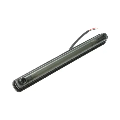 Lampa pozitie cabina camion LED 24V rosu fumuriu 6 LED-uri 240x26x25mm Breckner Germany - imagine 3
