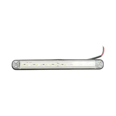 Lampa gabarit laterala LED slim 12-24V alba 16 LED-uri 235x26.5x21mm Breckner Germany