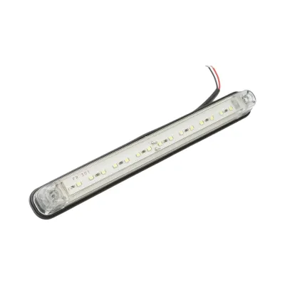 Lampa gabarit laterala LED slim 12-24V alba 16 LED-uri 235x26.5x21mm Breckner Germany - imagine 3