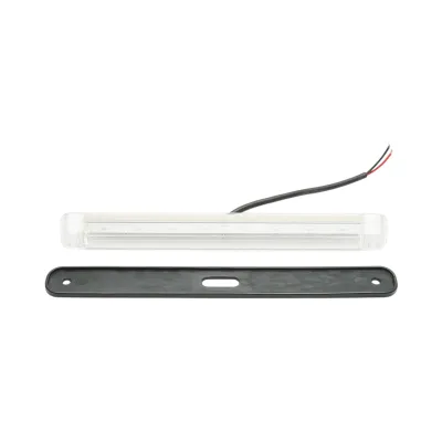Lampa gabarit laterala LED slim 12-24V alba 16 LED-uri 235x26.5x21mm Breckner Germany - imagine 2