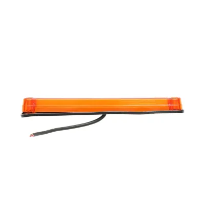 Lampa gabarit laterala LED NEON 12-24V galbena slim 235x26.5x21mm Breckner Germany - imagine 4