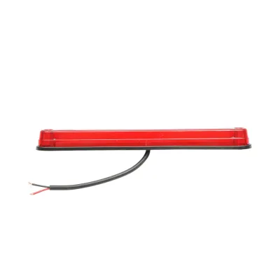 Lampa gabarit laterala LED NEON 12-24V rosie slim 235x26.5x21mm Breckner Germany - imagine 4