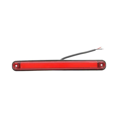 Lampa gabarit laterala LED NEON 12-24V rosie slim 235x26.5x21mm Breckner Germany