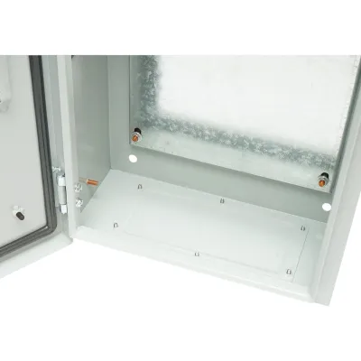 Tablou electric metalic exterior cu contrapanou 400x300x150mm IP65 Longroad - imagine 7