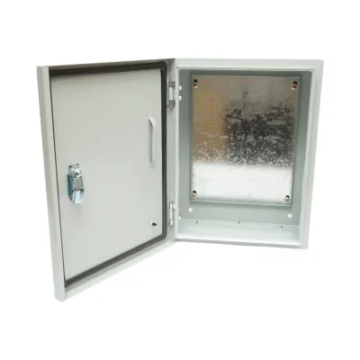 Tablou electric metalic exterior cu contrapanou 400x300x150mm IP65 Longroad - imagine 2