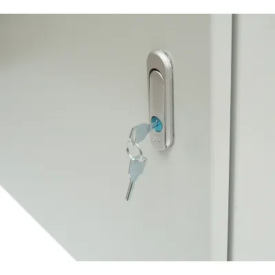 Tablou electric metalic exterior cu contrapanou 600x600x250mm IP65 Longroad - imagine 6