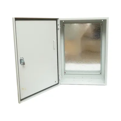 Tablou electric metalic exterior cu contrapanou 700x500x250mm IP65 Longroad - imagine 2