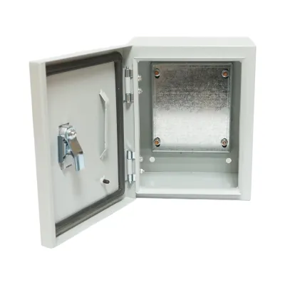 Tablou electric metalic exterior cu contrapanou 250x200x150mm IP65 Longroad - imagine 2