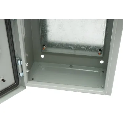 Tablou electric metalic exterior cu contrapanou 300x250x150mm IP65 Longroad - imagine 7