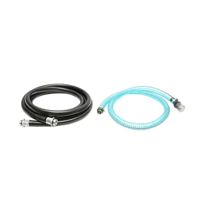 Kit pompa transfer motorina 12V cu furtun aspiratie 1,5m, furtun transfer 4m si pistol  Breckner Germany  - imagine 5